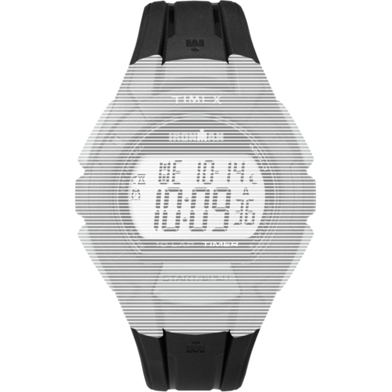 Replacement 18mm Black Resin Strap for Ironman Essential 10 Full-Size