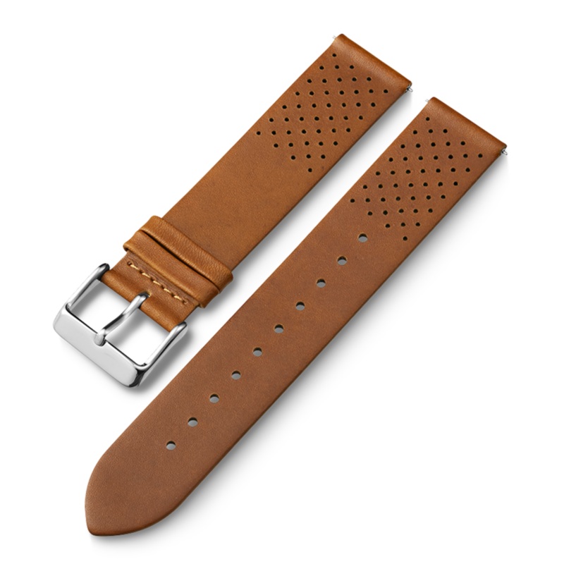 20mm Quick Release Matte Leather Strap