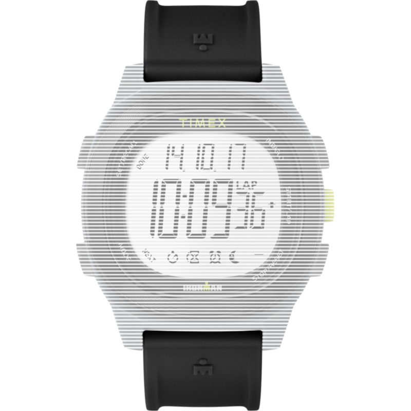 Replacement 20mm Black Matte Resin Strap for Ironman Transit