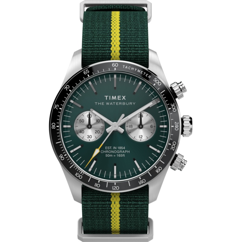 Waterbury Heritage Chronograph 39mm Fabric Strap Watch