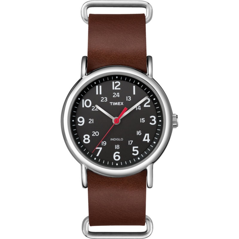 Weekender 38mm Leather Strap Watch