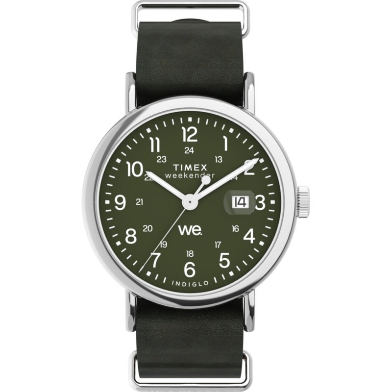 Weekender 40mm Leather Strap Watch