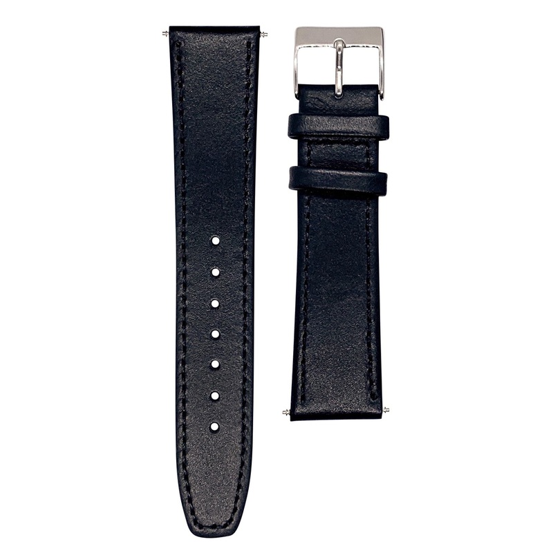 Super Soft Calfskin Genuine Leather Watch Strap | BLACK | 12 14 16 18 20 22 mm