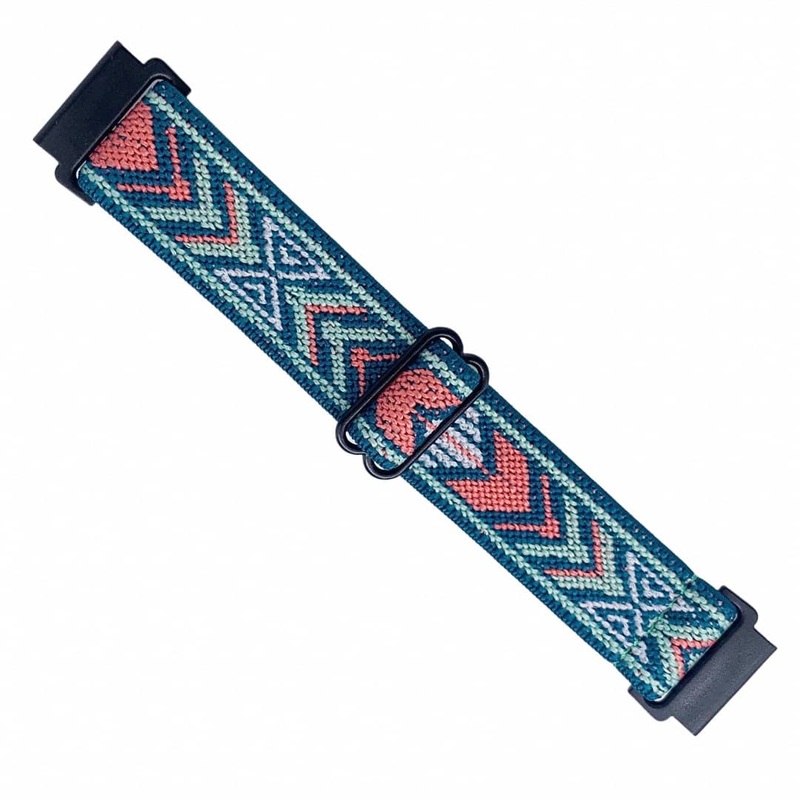 Elastic Solo Loop Nylon Watch Strap | GREEN ARROW | 20 22 mm