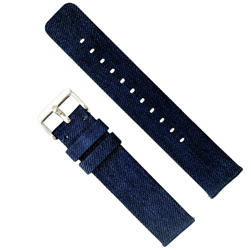 Woven Nylon Fabric Quick Release Watch Strap | DARK BLUE | 12 14 16 18 20 22 mm