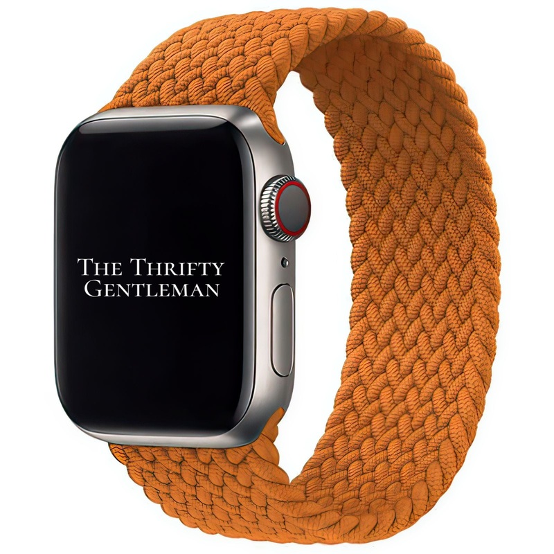 Braided Elastic Watch Strap For Apple Watch | CHOCOLATE BROWN