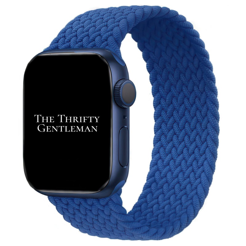 Braided Elastic Watch Strap For Apple Watch | DEEP BLUE