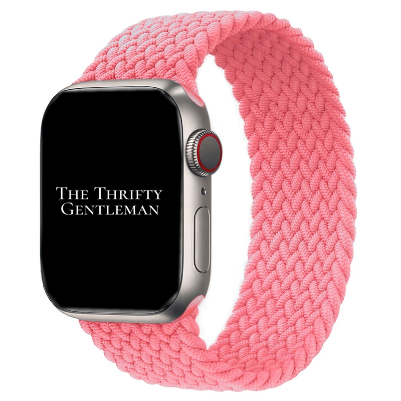Braided Elastic Watch Strap For Apple Watch | PRETTY PINK