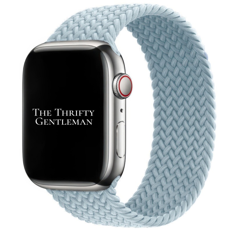 Braided Elastic Watch Strap For Apple Watch | SLATE BLUE