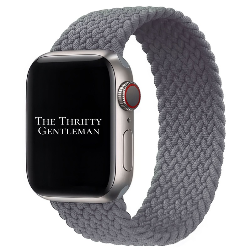 Braided Elastic Watch Strap For Apple Watch | SPACE GREY
