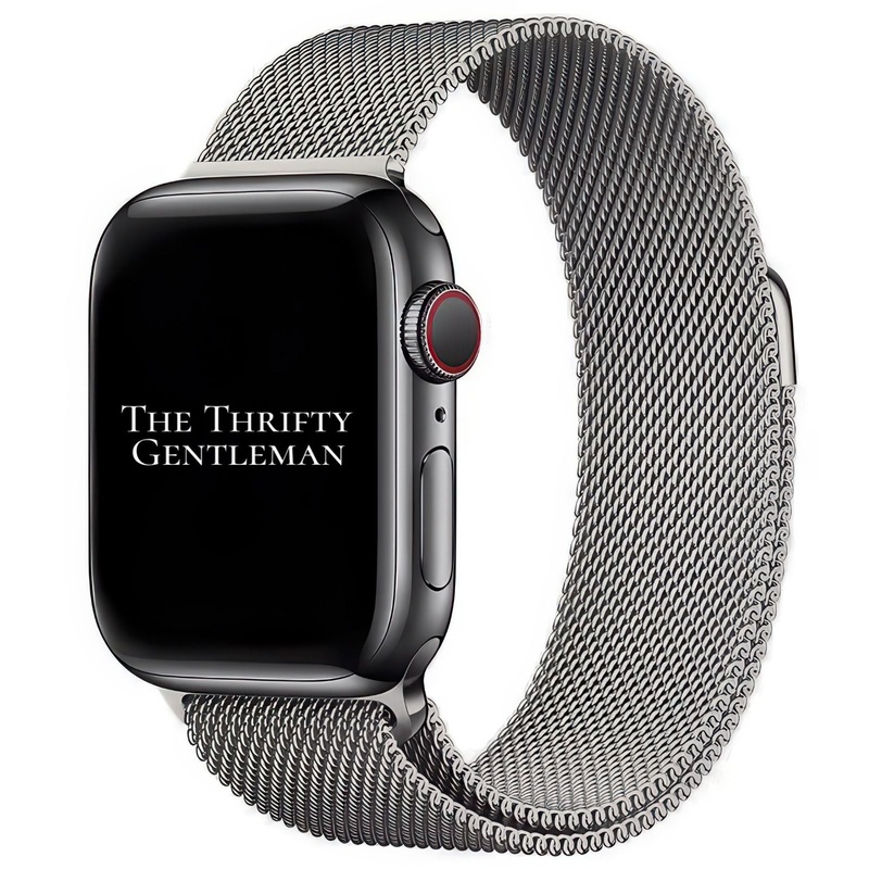 Milanese Mesh Metal Strap For Apple Watch | SILVER