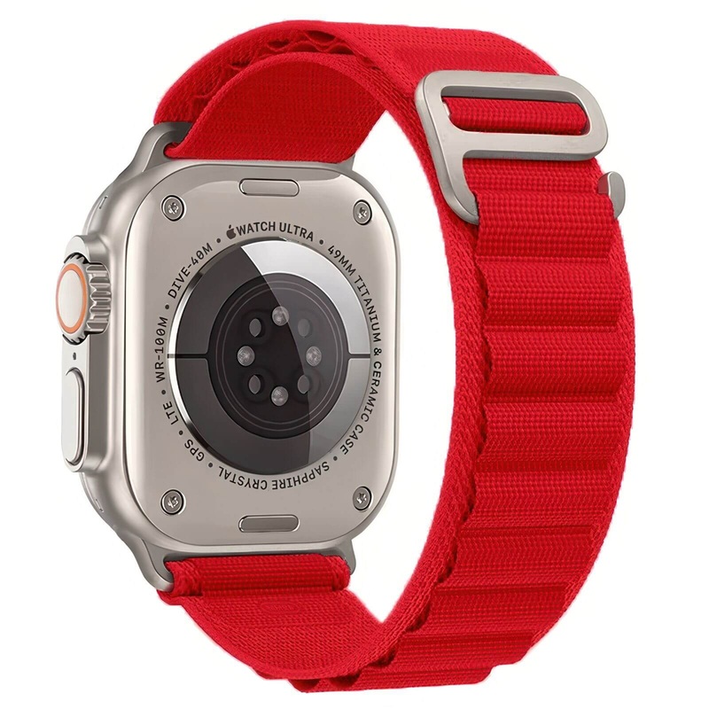 Alpine Style Summit Series Loop Watch Strap For Apple Watch | RED