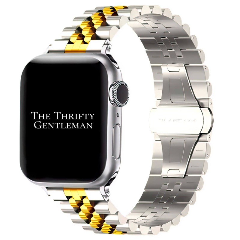 Jubilee Metal Strap For Apple Watch | SILVER / GOLD