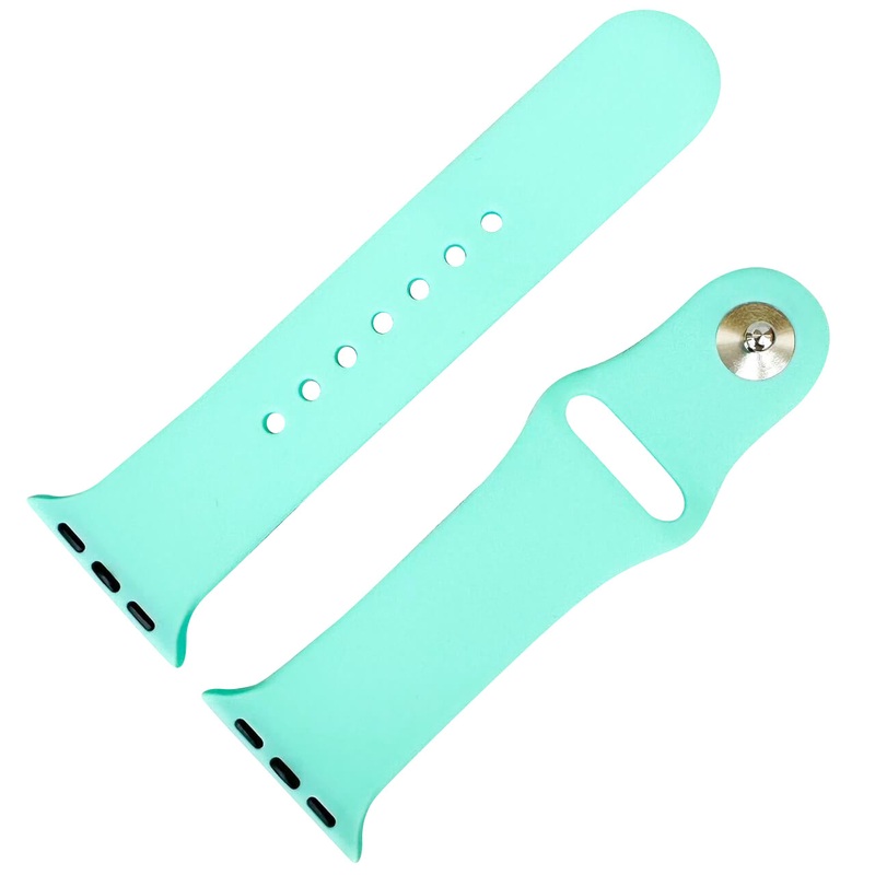 Classic Silicone Strap For Apple Watch | AQUA GREEN