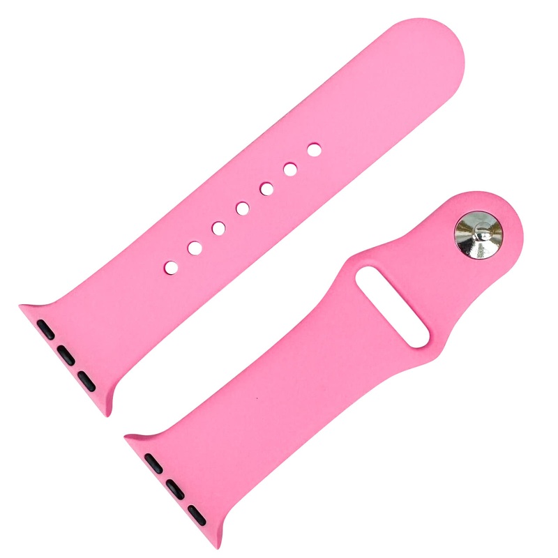 Classic Silicone Strap For Apple Watch | COTTON CANDY PINK