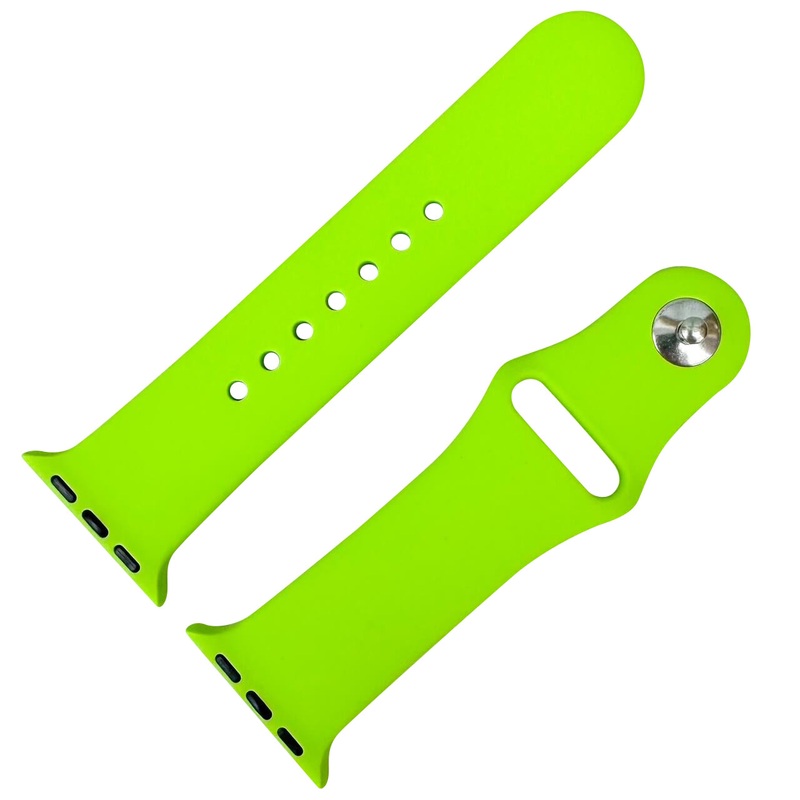 Classic Silicone Strap For Apple Watch | ELECTRIC GREEN