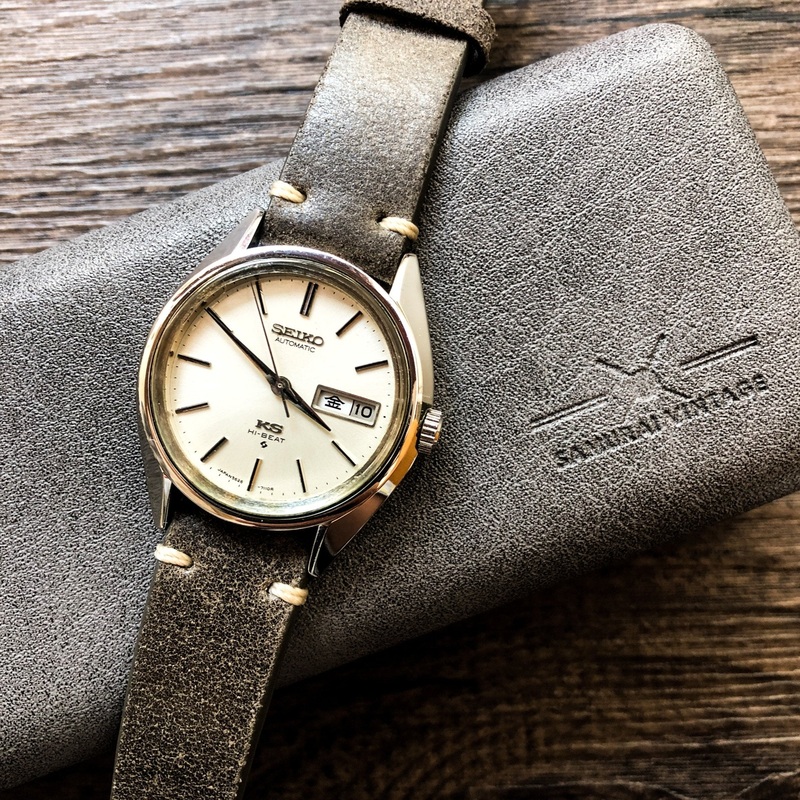 Dim Grey | Faux Leather Watch Case