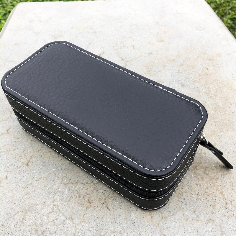 Vintage Black | Calf Leather Watch Case
