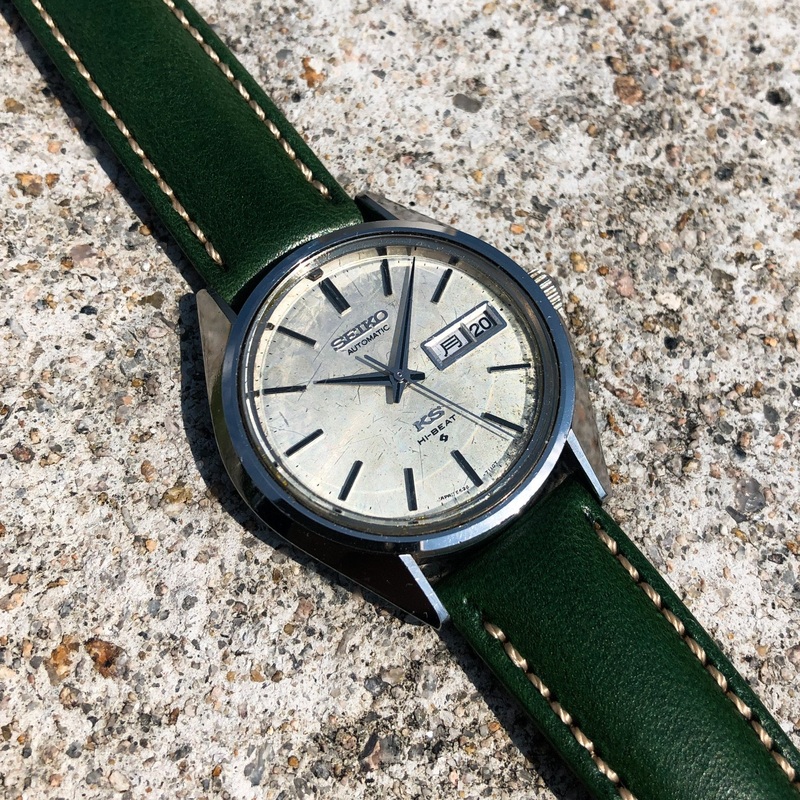 Vintage Watch | King Seiko 5626 – 7110R (with wave pattern patina dial)