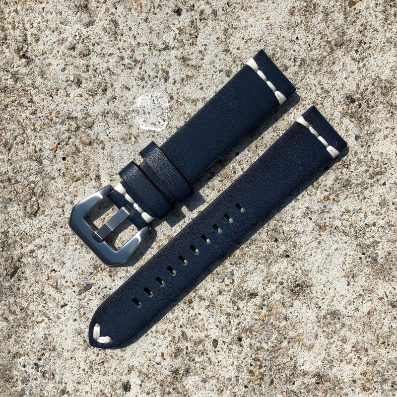 Classic Blue | Urban Traveller Italian Calf Leather Watch Strap