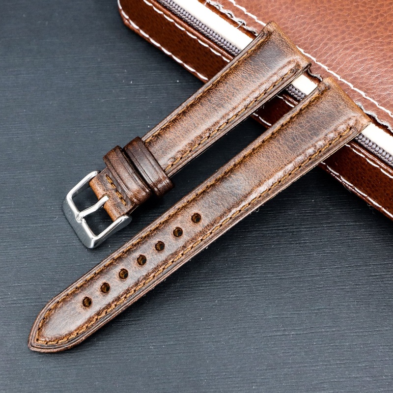 Carmel Brown | 18mm & 20mm Italian Calf Leather Watch Strap