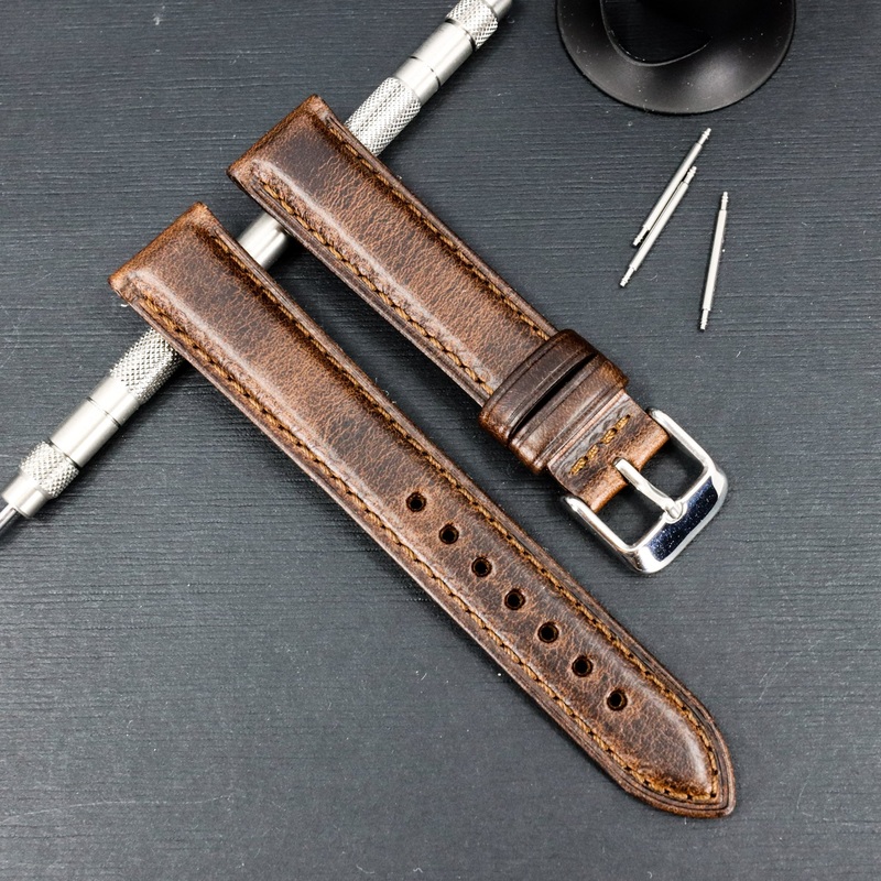 Carmel Brown | 18mm & 20mm Italian Calf Leather Watch Strap