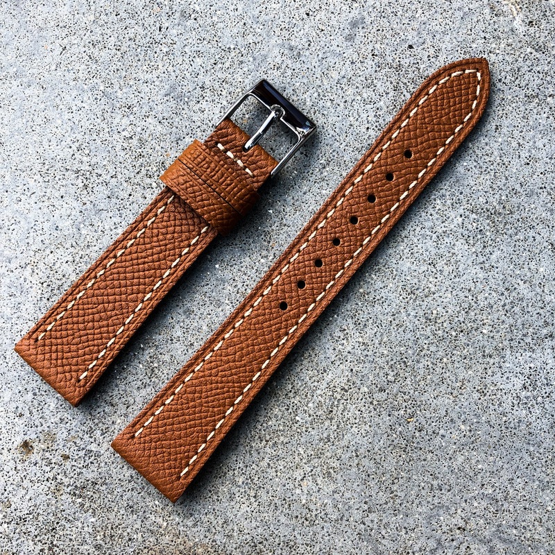 Paris Orange | Grand Italian Calf Leather Watch Strap