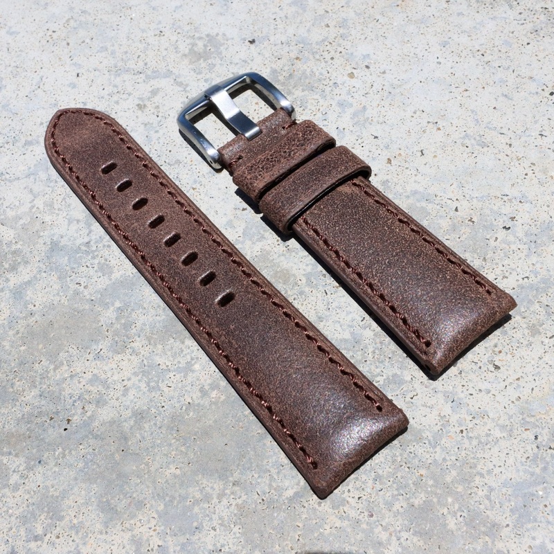 Walnut Brown | Calfskin Italian Leather Watch Strap