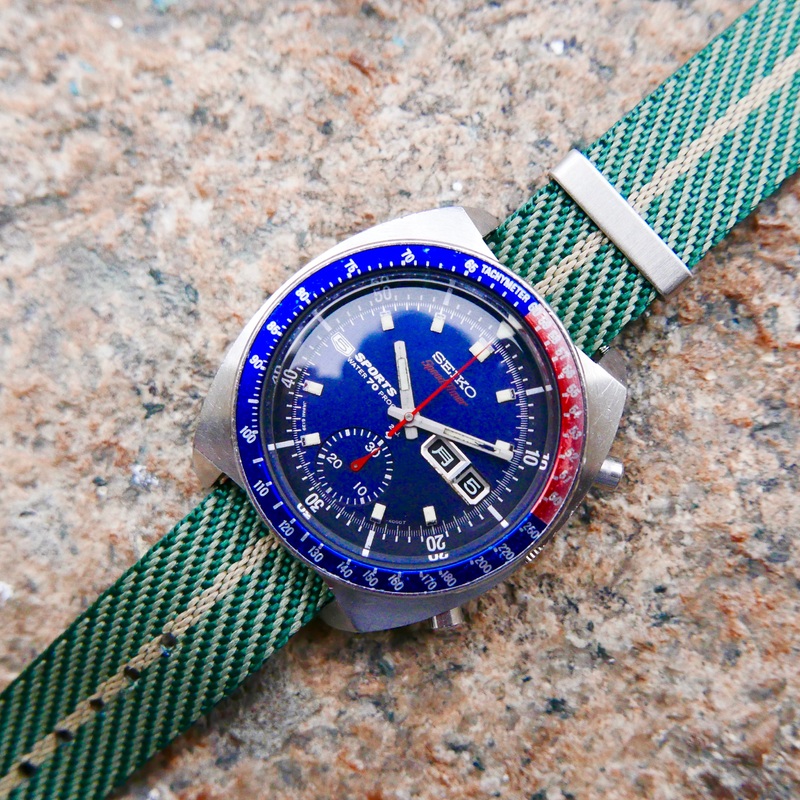 Vintage Watch | Seiko 6139-6000 Seiko 5 Sports Speedtimer “Reverse Pogue”