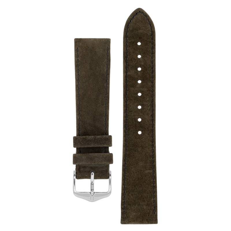 Watch Strap Hirsch Osiris Nubuck Leather – Brown