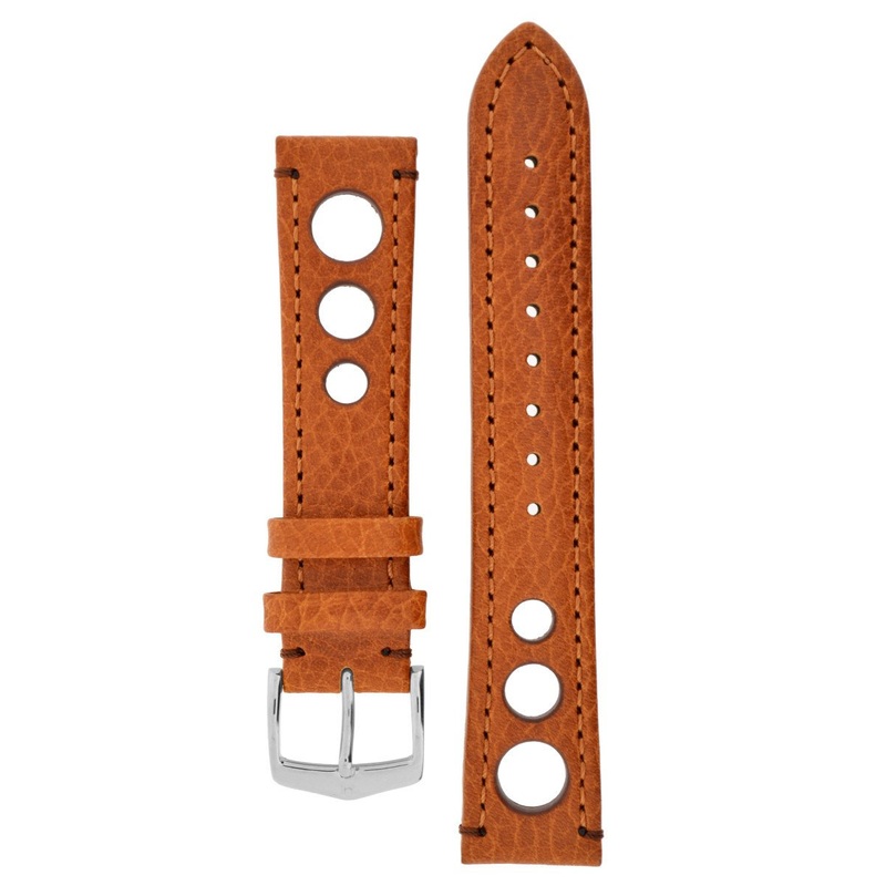 Watch Strap Hirsch Rally Leather – Gold Brown