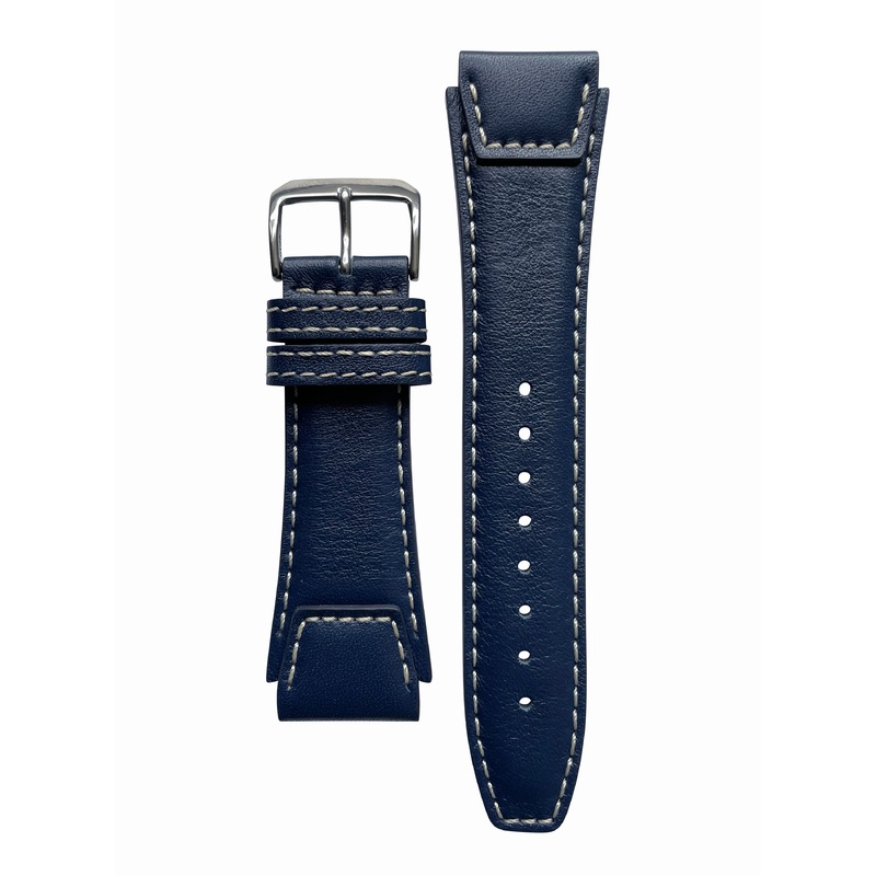 Watch Strap Leather by STRPS – Pilot 22mm – Blue