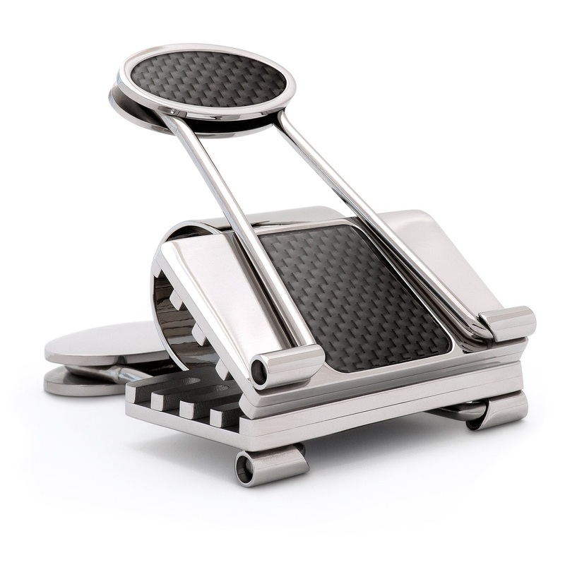 Money Clip & Credit Card Holder Black Golf Ball