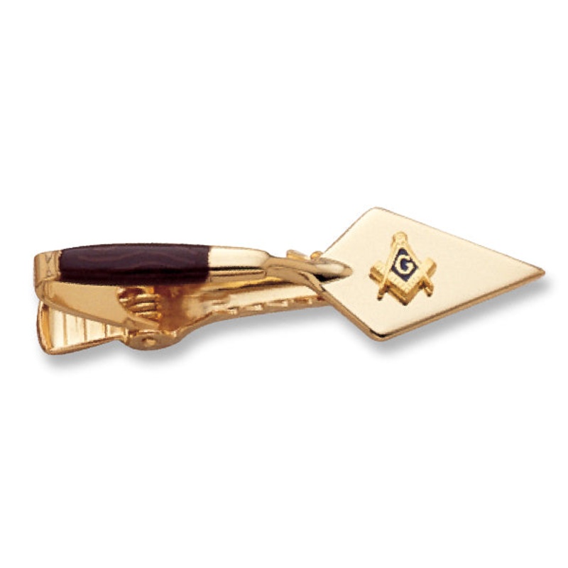 Masonic Shovel Tie Bar Silver