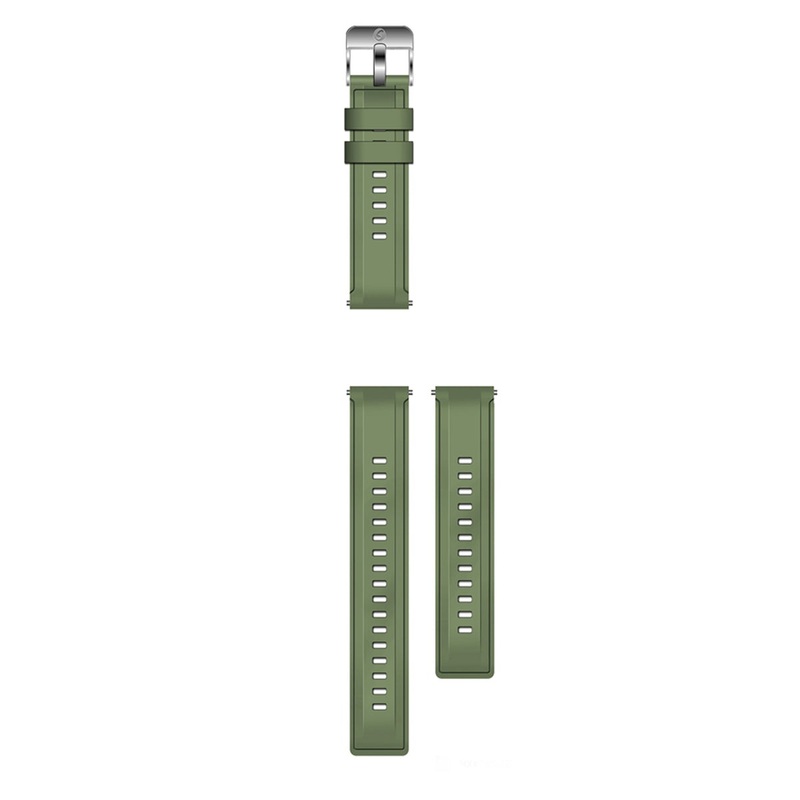Sporty Silicone Scrub Watch  replacement watchband Army Green