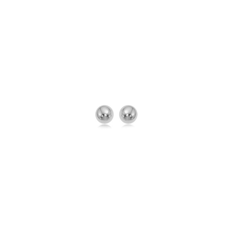 Sterling Silver 6mm Ball Earrings Sterling Silver