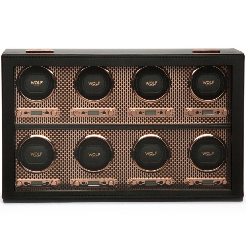 Axis 8 Piece Watch Winder Copper