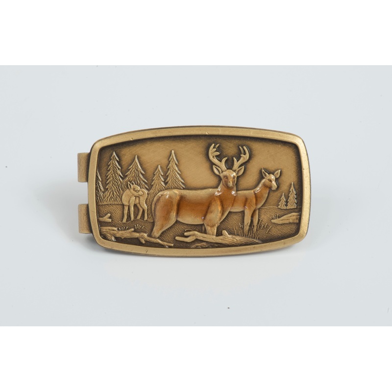 Enamel Deer Money Clip