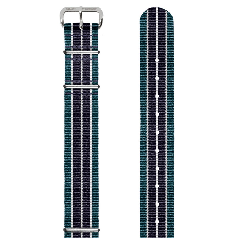 Divots 18mm NATO Watch Strap (Silver Fittings)