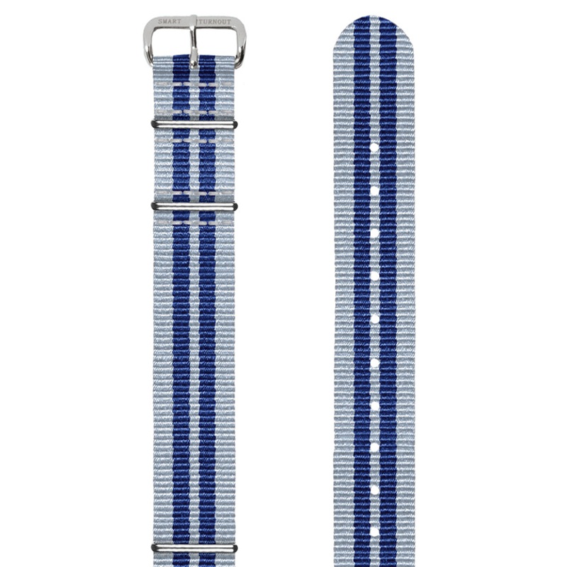 Old Ellesmerian 18mm NATO Watch Strap (Silver Fittings)