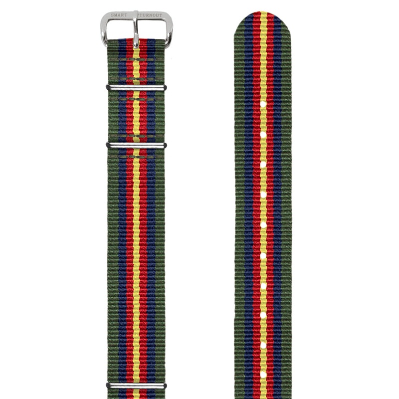 Old Felsted Golf 18mm NATO Watch Strap (Silver Fittings)