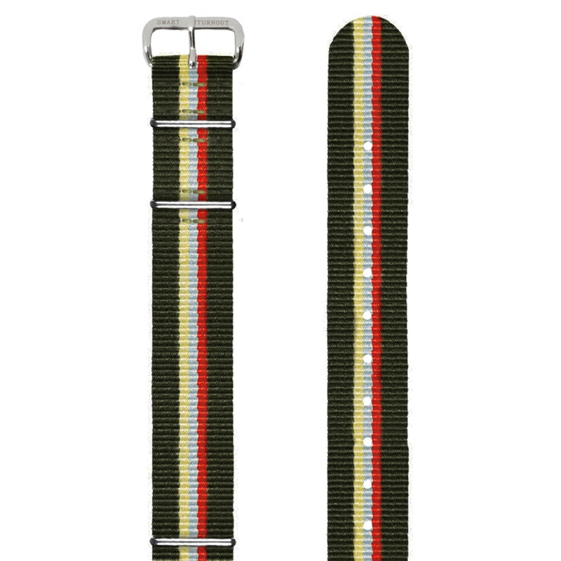 Small Arms School Corps 18mm NATO Watch Strap (Silver Fittings)