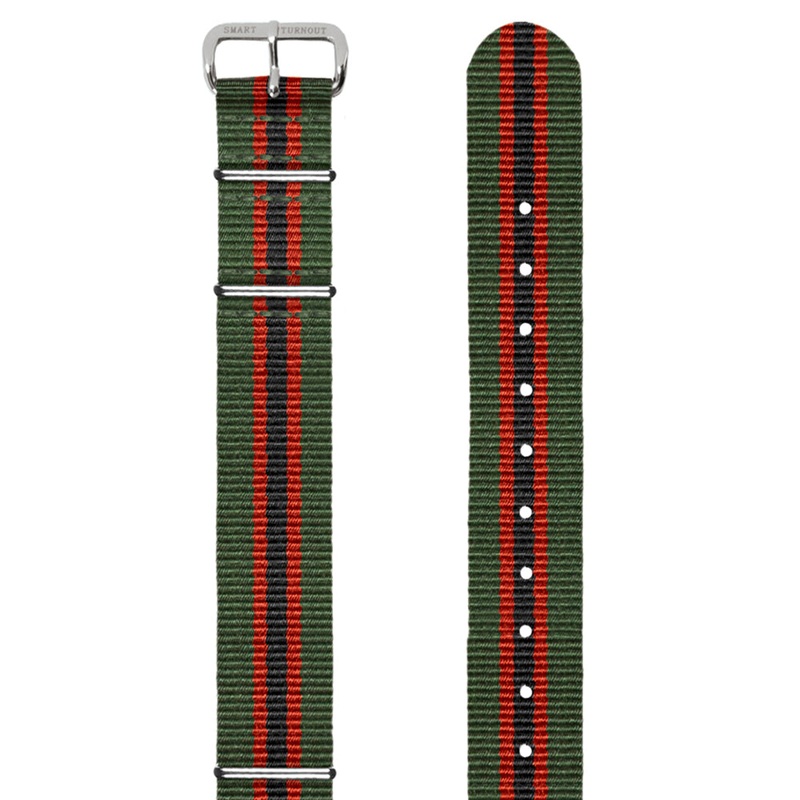 The Rifles 18mm NATO Watch Strap (Silver Fittings)