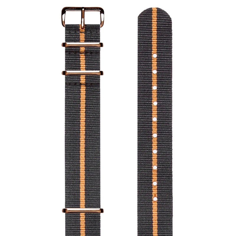 The Buffs 20mm NATO Watch Strap (Rose Gold Fittings)