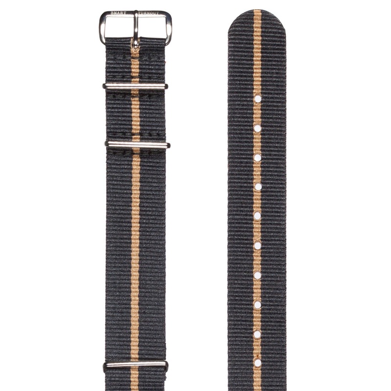 The Buffs 20mm NATO Watch Strap (Silver Fittings)
