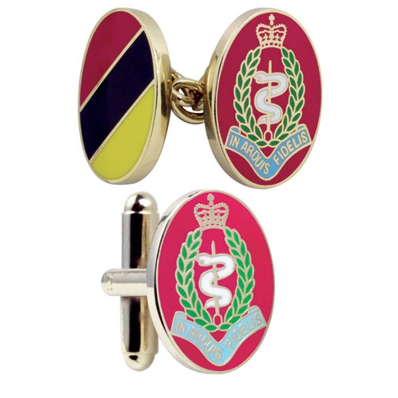 Royal Army Medical Corps Enamel Cufflinks