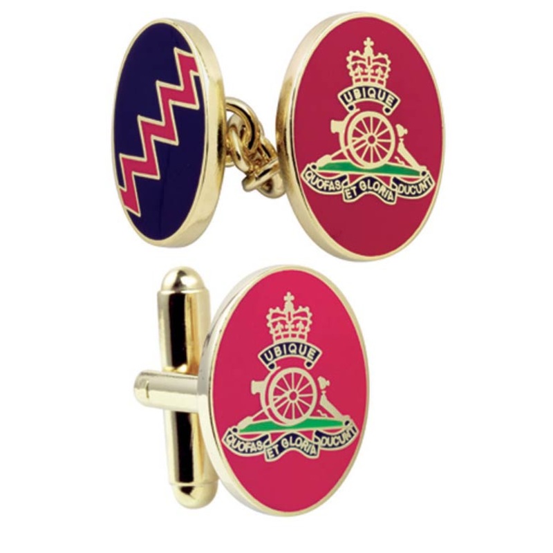 Royal Artillery Enamel Cufflinks