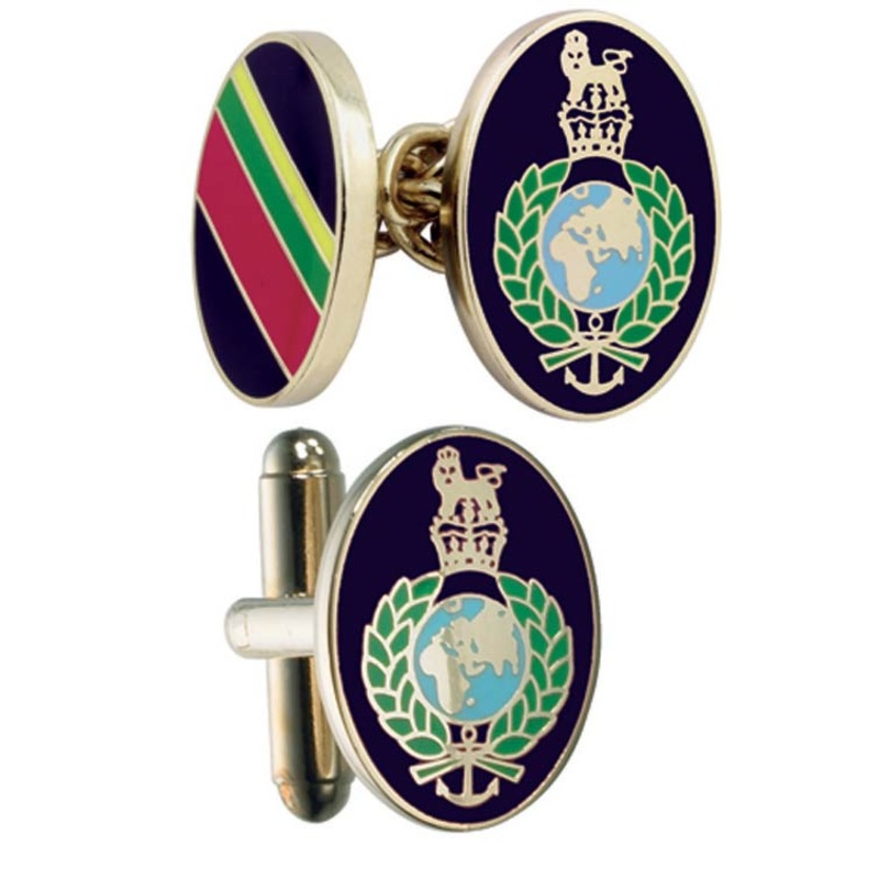 Royal Marines Enamel Cufflinks