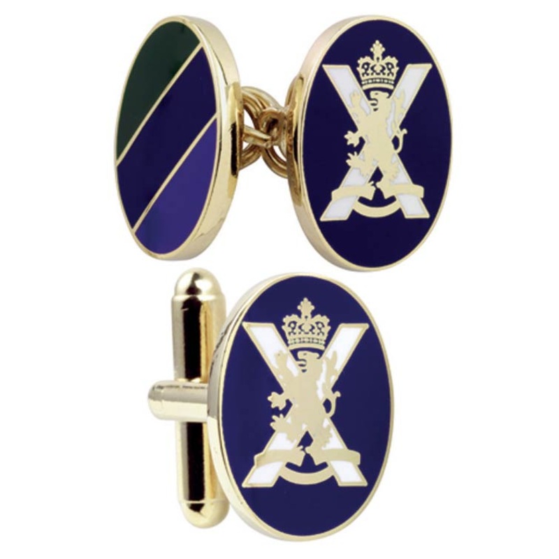 Royal Regiment of Scotland Enamel Cufflinks