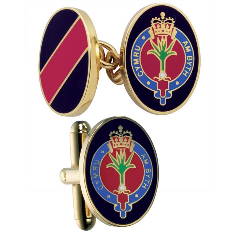 Welsh Guards Enamel Cufflinks